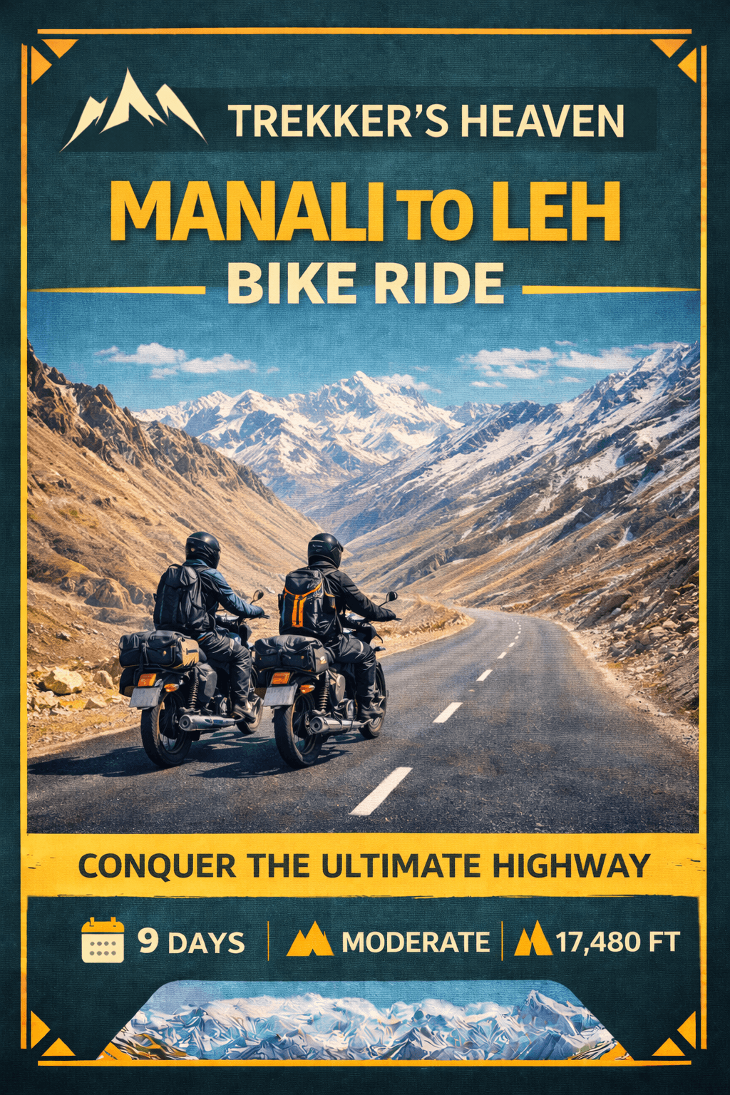 Manali to Leh Bike Ride